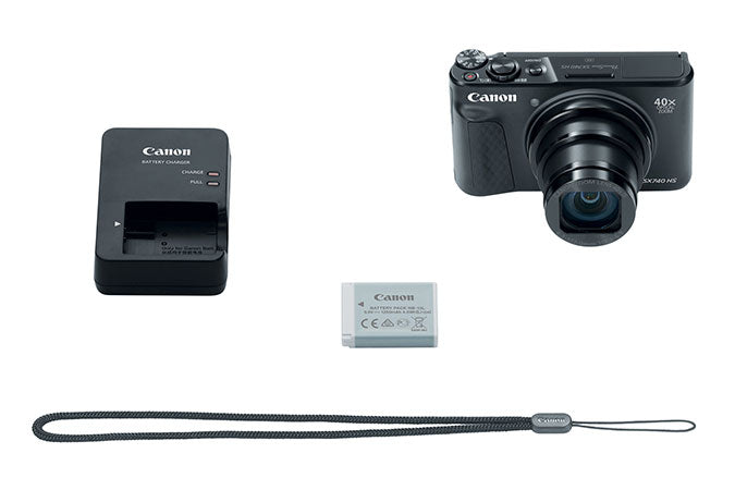 Canon PowerShot SX740 with Essential Accessory Bundle