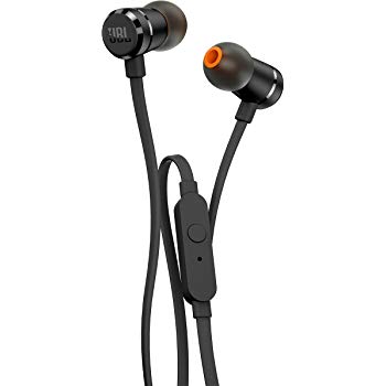 JBL T290 Premium In-Ear Pure Bass Headphones Flat Cord w/ Universal Remote &amp; Mic