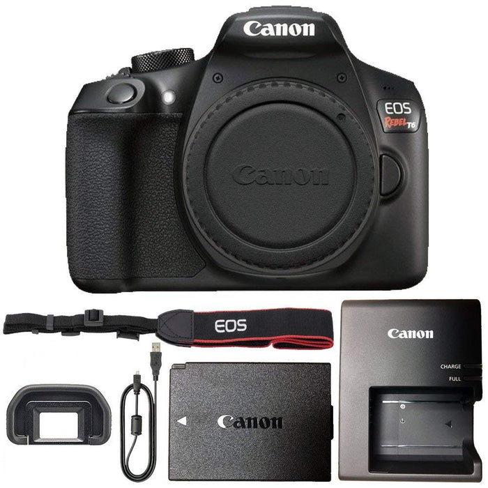 Canon EOS Rebel T6/2000D DSLR Camera (Body Only)