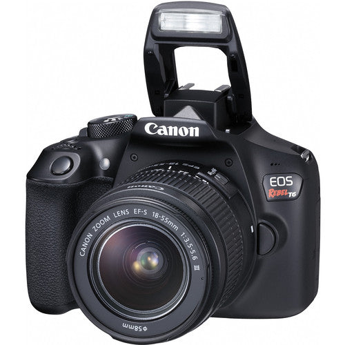 Canon EOS Rebel T6/2000D DSLR Camera with 18-55mm Lens &amp; 64GB Memory Card Package