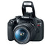 Canon EOS Rebel T7/2000D DSLR Camera with 18-55mm Lens Prime Lens Bundle