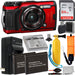 Olympus Tough TG-6 Digital Camera (Red) with Additional Accessories