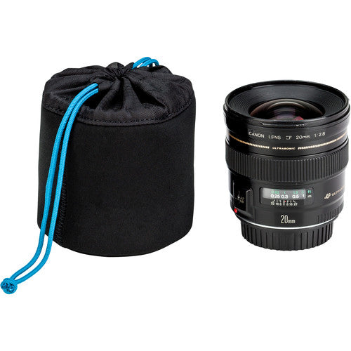 Tenba Soft Neoprene Lens Pouch (Black, 3.5 x 3.5&quot;)