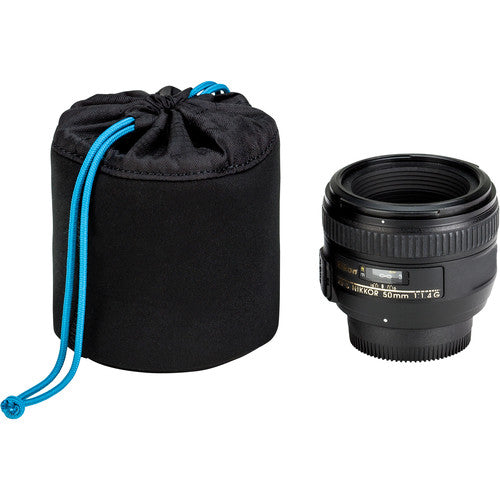 Tenba Soft Neoprene Lens Pouch (Black, 3.5 x 3.5&quot;)