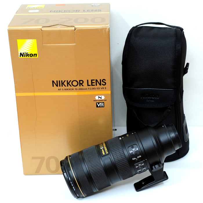 Nikon AF-S NIKKOR 70-200mm f/2.8G ED VR II Lens USA