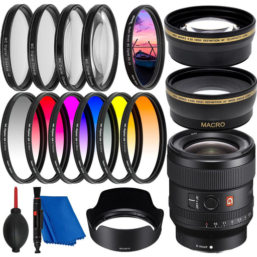 Sony FE 24mm f/1.4 GM Lens with Filter Bundle