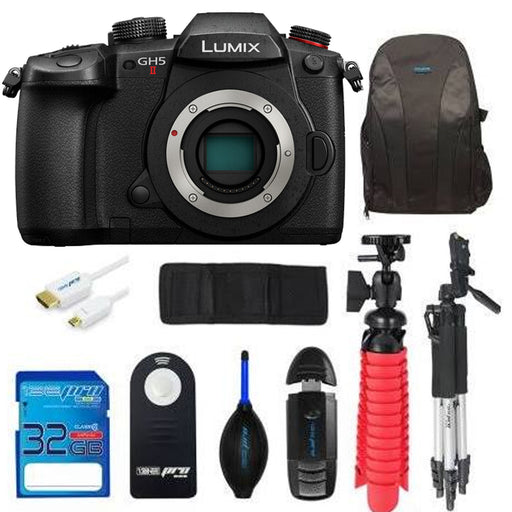 Panasonic Lumix GH5 II Mirrorless Camera (Body Only) Travel Bundle