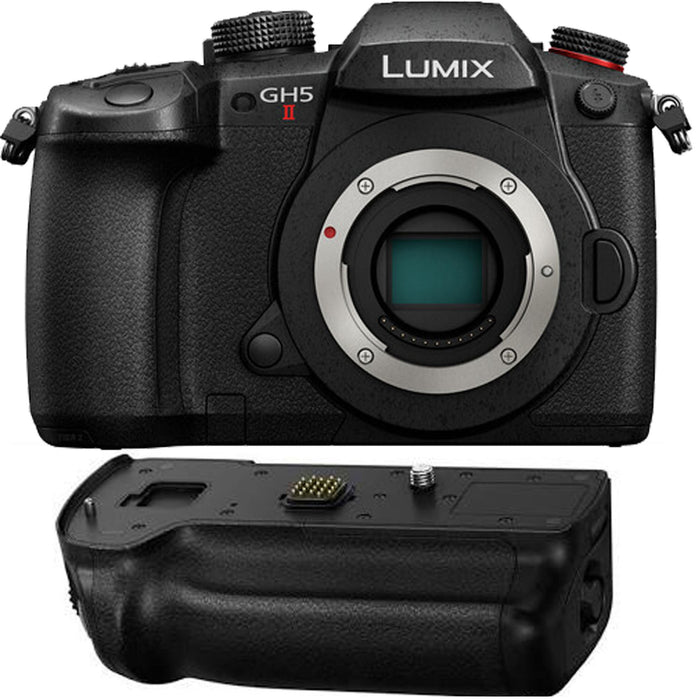 Panasonic Lumix GH5 II Mirrorless Camera (Body Only) Battery Grip Bundle