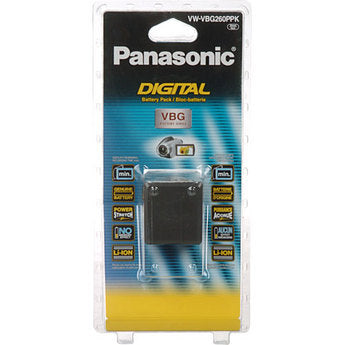 Panasonic VW-VBG260 Replacement Lithium Ion Battery