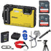 Nikon COOLPIX W300 Digital Camera (Yellow/Mix Colors) with 2x 16GB Memory Cards Floating Strap Starter Kit