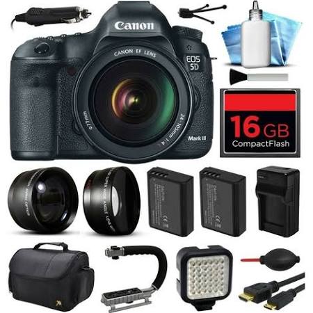 Canon EOS 5D Mark III / IV Digital Camera w/ 24-105mm Lens (16GB Essential Bundle)