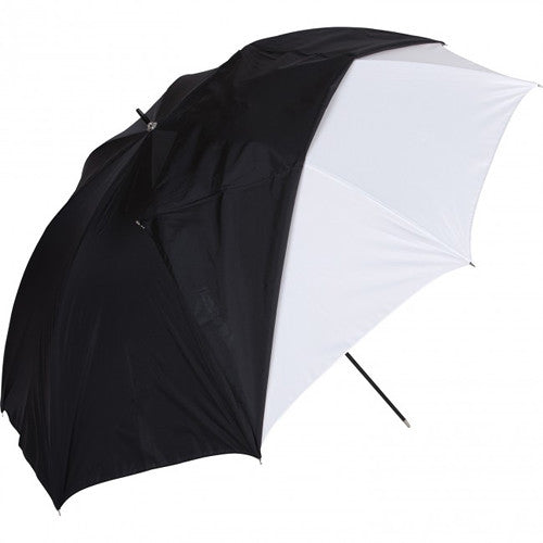 Westcott White Satin Umbrella with Removable Black Cover (45&quot;)