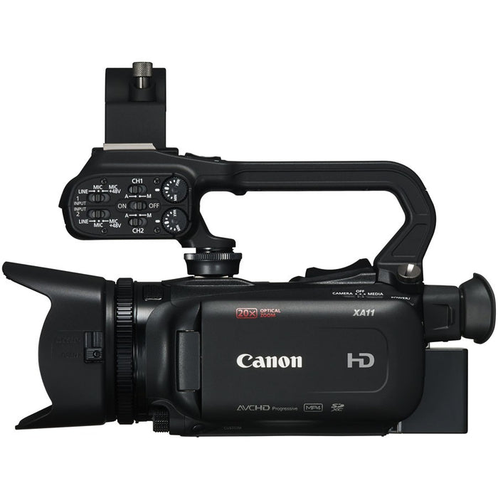 Canon XA11 Compact Full HD Camcorder with HDMI and Composite Output W/ Rode Microphone Bundlle