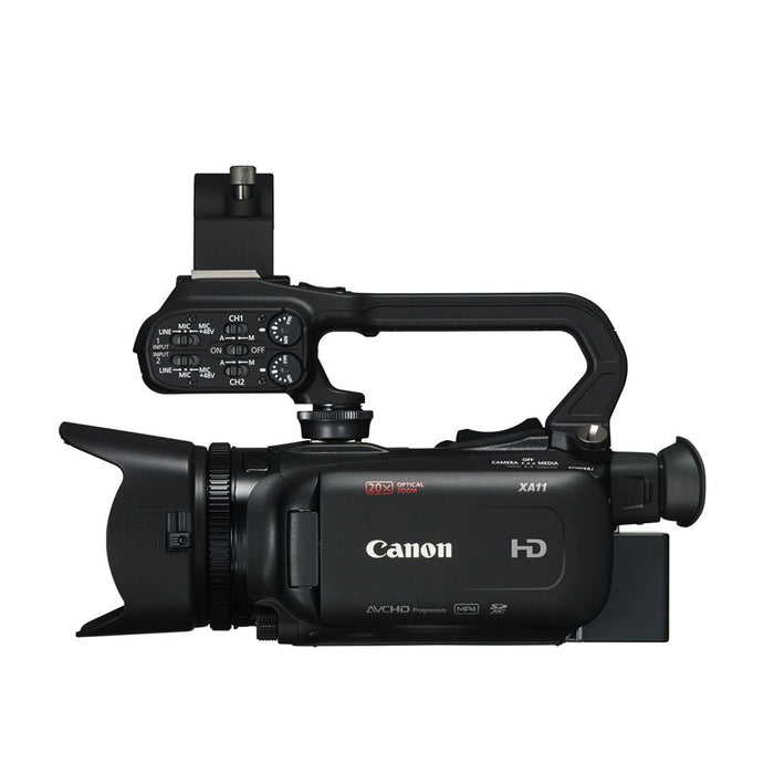 Canon XA11 Compact Full HD Camcorder with HDMI and Composite Output W/ Rode Microphone Bundlle