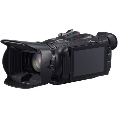 Canon XA25 HD Professional Camcorder | Wideangle Lens | Telephoto Lens |2 PC 64GB MCs | Tripod | LED Light | 3 PC Filter Kit Bundle