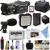 Canon XA30 HD Professional Video Camcorder + Essential Accessory Bundle Kit