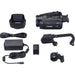 Canon XA65 Professional UHD 4K Camcorder (5732C002) + 64GB Memory Card + BP828 Battery + BP820 Charger + Filter Kit + Bag + LED Light + Card Reader + HDMI Cable + Memory Wallet + Cap Keeper + More - NJ Accessory/Buy Direct & Save