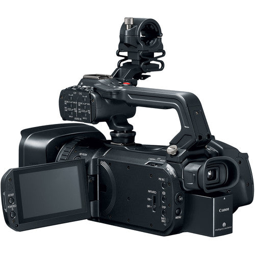 Canon XF400 4K UHD 60P Camcorder with Dual-Pixel Autofocus &amp; Arco Video Bag | XM-55 Microphone &amp; Sony MDR-7506 Headphone Bundle
