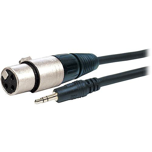 Comprehensive EXF Series Stereo 3.5mm Mini Male to 3-Pin XLR Female Cable - 3'