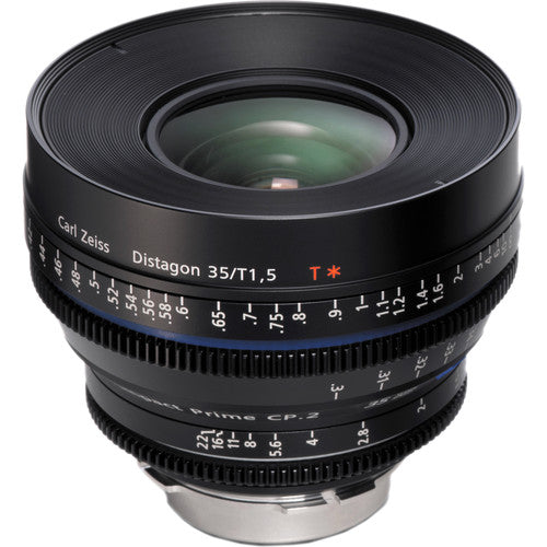 Zeiss Compact Prime CP.2 35mm/T1.5 Super Speed PL Mount with Imperial Markings