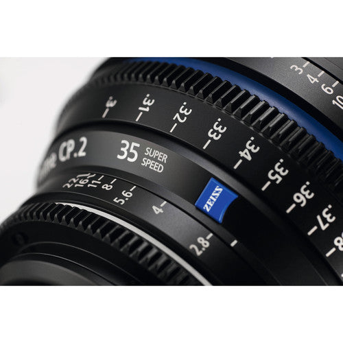 Zeiss Compact Prime CP.2 35mm/T1.5 Super Speed EF Mount with Imperial Markin