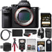 Sony Alpha a7S II 4K Wi-Fi Digital Camera Body with 64GB Card + Backpack + Flash + Battery &amp; Charger + Tripod + Remote + Kit