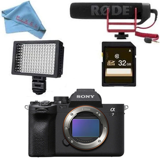 Sony a7 IV Mirrorless Camera /w Pro Rode Microphone Bundle & More