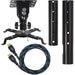 Cheetah Mounts Universal Projector Ceiling Mount Includes a 27&quot; Adjustable Extension Pole and a Twisted Veins 15' HDMI Cable