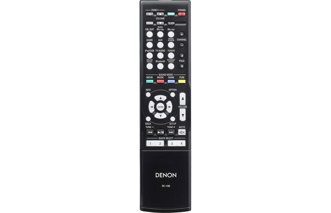 Denon AVR-S710W 7.2-Channel Network AV Receiver (Black)