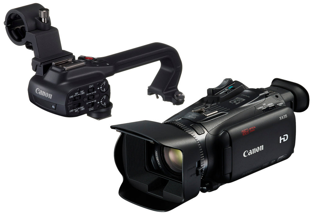 Canon XA35 HD Professional Video Camcorder Action Kit Xgrip Bag Extra Battery