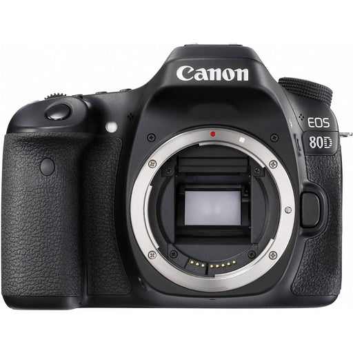 Canon EOS 80D DSLR + 50mm f/1.8 IS STM + Battery Grip + Shoutgun Mic - 32GB Kit
