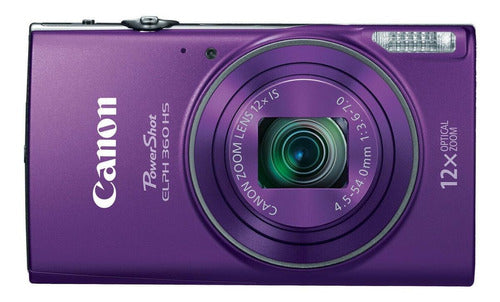Canon PowerShot IXUS 285/ELPH 360 Camera (Mix Colors) Extra Battery LED - 16GB Kit
