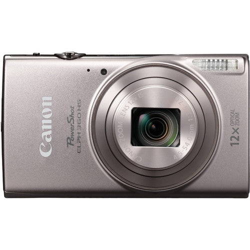 Canon PowerShot IXUS 285/ELPH 360 Digital Camera (Mix Colors) Basic Bundle