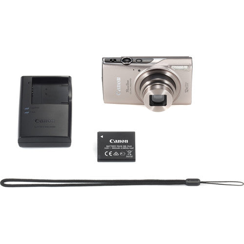 Canon PowerShot IXUS 285/ELPH 360 Camera (Mix Colors) Extra Battery Tripod Case -16GB Kit
