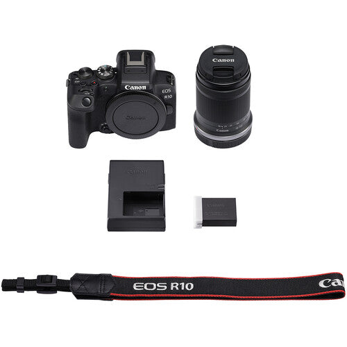 Canon EOS R10 Mirrorless Camera with 18-150mm Lens + 3 PC Filter +64GB - NJ Accessory/Buy Direct & Save