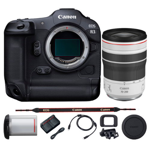 Canon EOS R3 Mirrorless Camera with RF 70-200mm f/4 L Lens