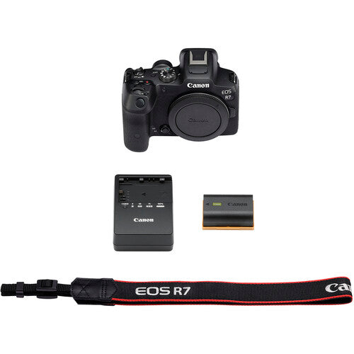 Canon EOS R7 Mirrorless Digital Camera with Canon RF 600mm f/11 IS STM with 64GB Additional Accessories Bundle