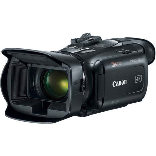 Canon VIXIA HF G50 4K Camcorder Kit with Extra Battery, UV Filter, Tripod, Padded Case, LED Light, 64GB Memory Card and More