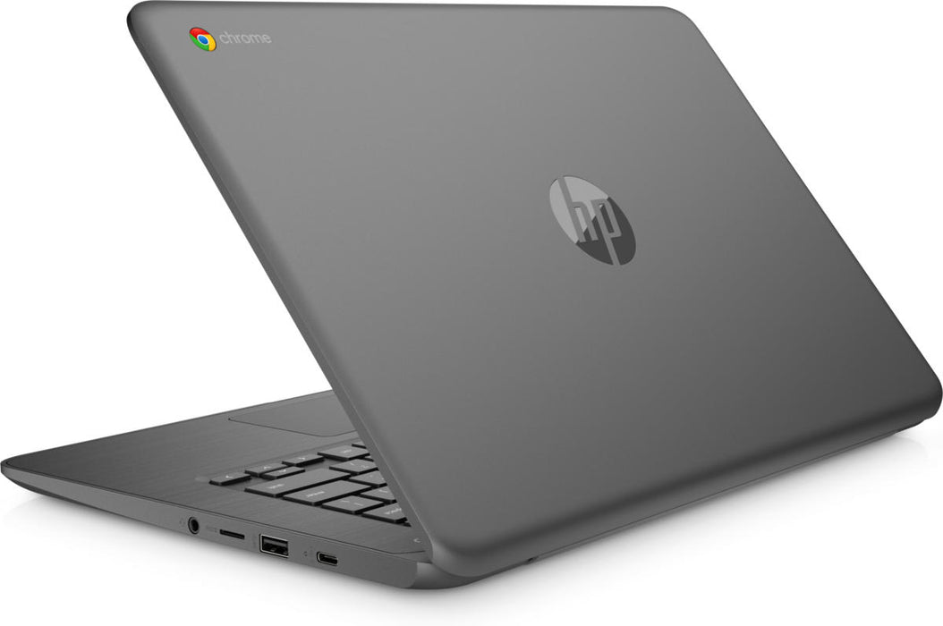 HP - 14 Chromebook - Intel Celeron - 4GB Memory - 64GB eMMC - Chalkboard Gray