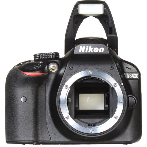 Nikon D3400/D3500 DSLR Camera with 18-55mm Lens & Nikon AF-S NIKKOR 50mm f/1.4G Lens | 2x 32GB Memory Cards | Filters & More Bundle