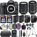 Nikon D7100 Digital SLR Camera + 18-140mm VR + 55-200mm VR II + 64GB -4 Lens Kit, Black