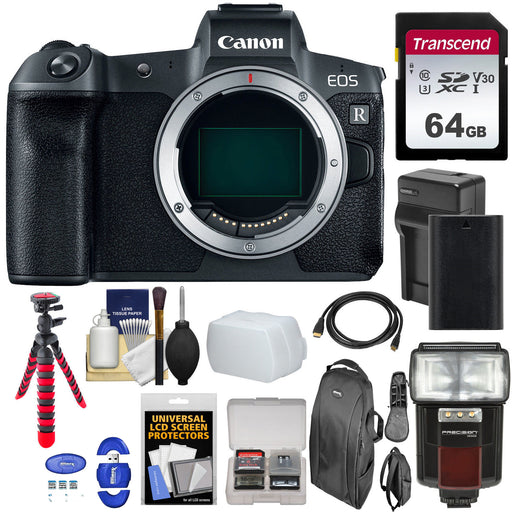 Canon EOS R Mirrorless Digital Camera (Body Only) W/ 64GB Starter Bundle