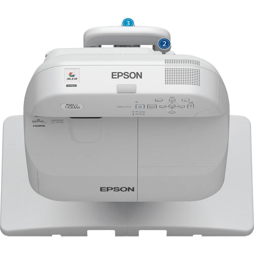 Epson BrightLink Pro 1430Wi Interactive - WXGA 720p 3LCD Projector with Speaker - 3300 lumens - Wi-Fi