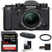 FUJIFILM X-T30 II Mirrorless Camera (Black) Bundle with Memory Card and Card Reader Plus Accessories