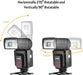 GODOX TT520II Universal On-Camera Flash Electronic Speedlite AT-16 2.4G Wireless Trigger Transmitter Guide Number 33 S1 S2 Modes Replacement for Canon Nikon Pentax