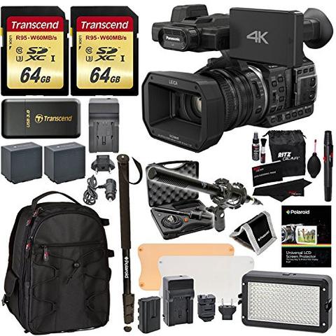 PANASONIC HC-X1000 4K-60P/50P Camcorder w/ High-Powered 20x Optical Zoom &amp; Professional Functions Accessory Bundle