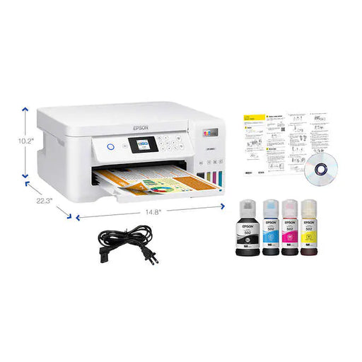 Epson EcoTank ET2850 SE Special Edition AIO Supertank Wireless Color All-In-One 2-Sided Printer - White - NJ Accessory/Buy Direct & Save