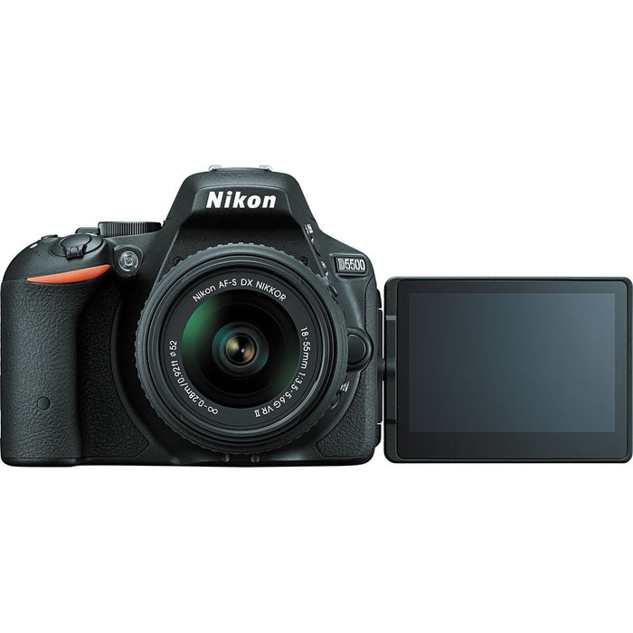 Nikon D5500/D5600 DSLR Camera with 18-55mm VR II Lens (Black)