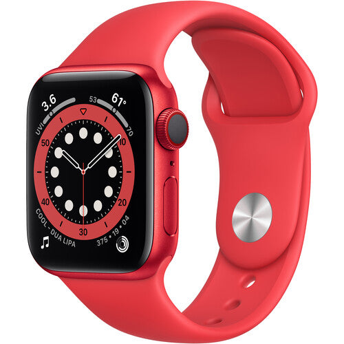 Apple Watch Series 6 (GPS + Cellular, 40mm, PRODUCT(RED) Aluminum, PRODUCT(RED) Sport Band)