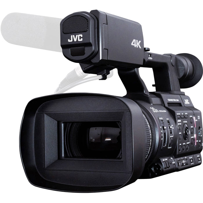 JVC GY-HC550 Handheld Connected Cam 1&quot; 4K Broadcast Camcorder with Field Monitor Mega Bundle